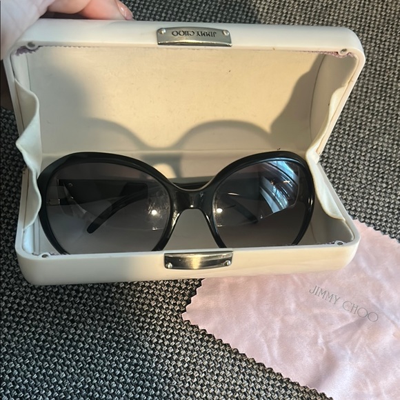 JIMMY CHOO Black Sunglasses - Picture 7 of 7